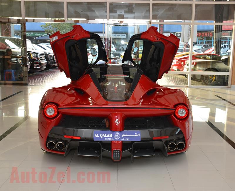 BRAND NEW FERRARI LA FERRARI- 2015- RED- 1 OF 500 CARS IN THE WORLD