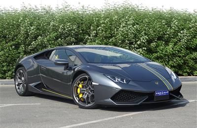 NEW LAMBORGHINI HURACAN LP610-4- 2018- GRAY- GCC SPECS