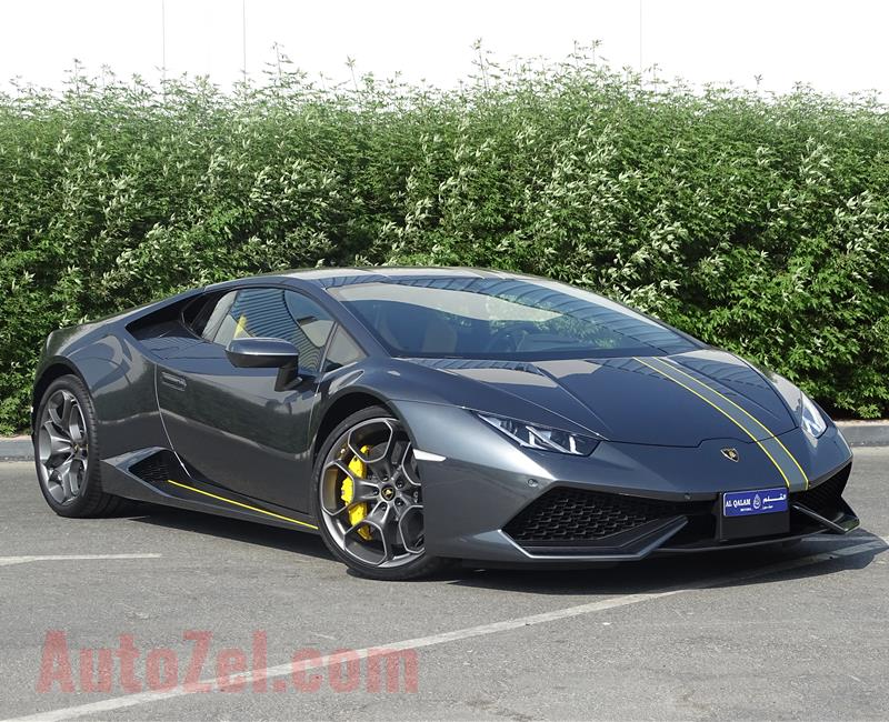 NEW LAMBORGHINI HURACAN LP610-4- 2018- GRAY- GCC SPECS