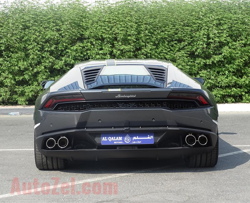 NEW LAMBORGHINI HURACAN LP610-4- 2018- GRAY- GCC SPECS