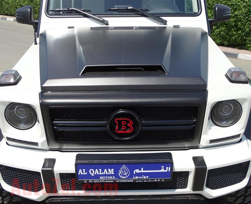 MERCEDES-BENZ G63 6X6 B700 BRABUS- 2014- WHITE- 3 000 KM ONLY- GCC SPECS