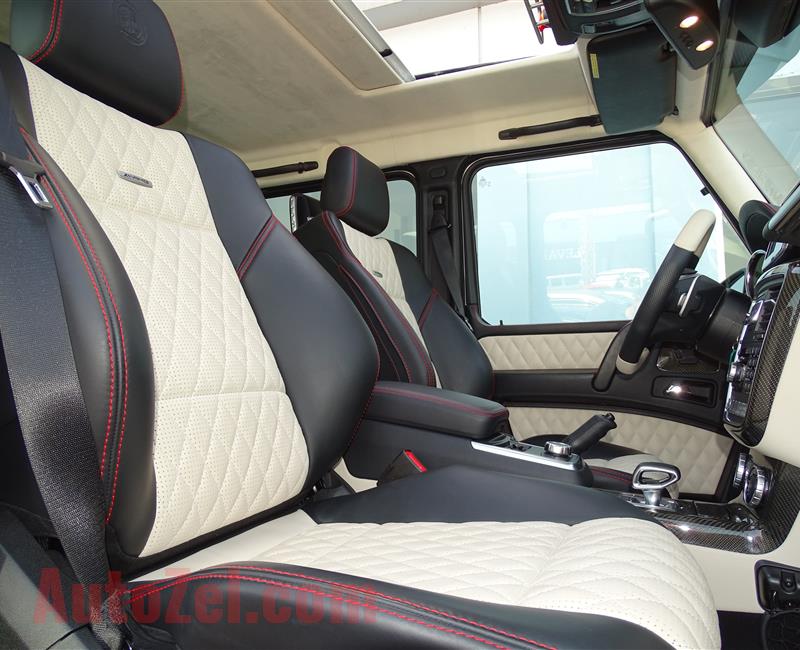 MERCEDES-BENZ G63 6X6 B700 BRABUS- 2014- WHITE- 3 000 KM ONLY- GCC SPECS