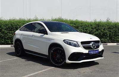 MERCEDES-BENZ GLE63s- 2016- WHITE- 90 000 KM- GCC SPECS