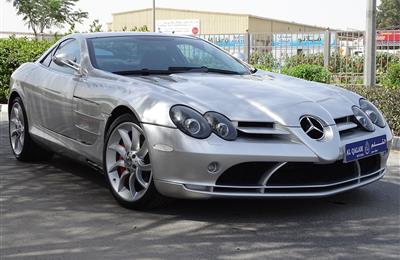 MERCEDES-BENZ SLR- 2005- SILVER- 22 000 KM- EUROPEAN SPECS