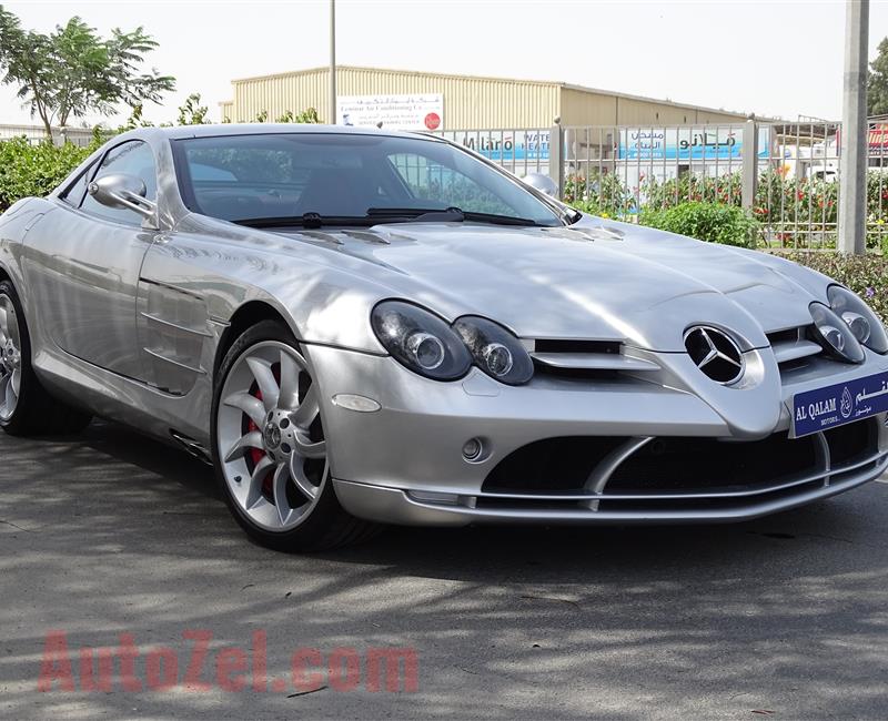 MERCEDES-BENZ SLR- 2005- SILVER- 22 000 KM- EUROPEAN SPECS