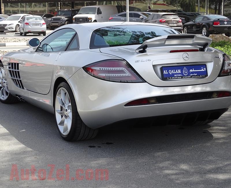 MERCEDES-BENZ SLR- 2005- SILVER- 22 000 KM- EUROPEAN SPECS