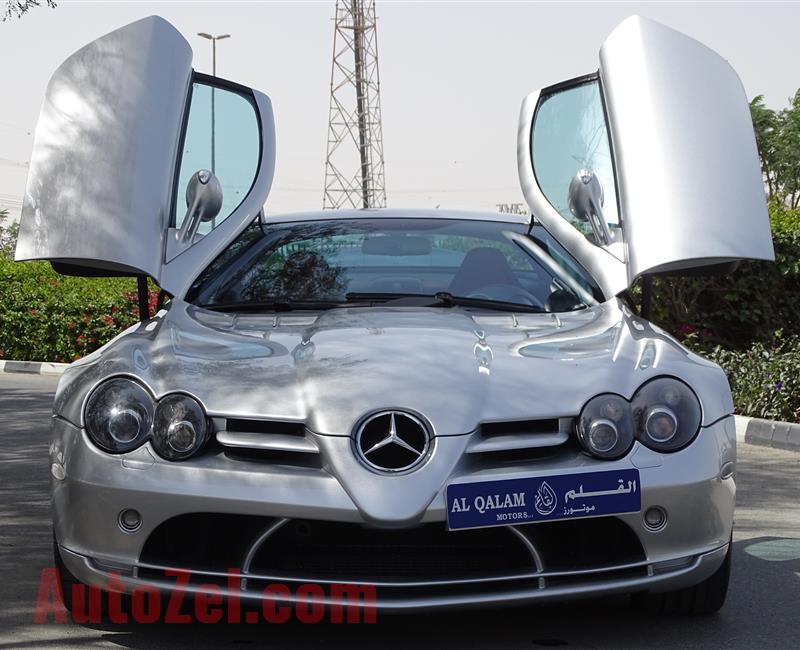 MERCEDES-BENZ SLR- 2005- SILVER- 22 000 KM- EUROPEAN SPECS