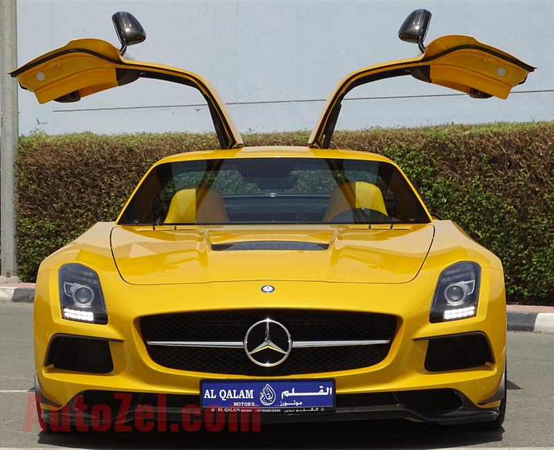 MERCEDES-BENZ SLS BLACK SERIES- 2014- YELLOW- GCC SPECS