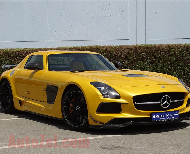 MERCEDES-BENZ SLS BLACK SERIES- 2014- YELLOW- GCC SPECS