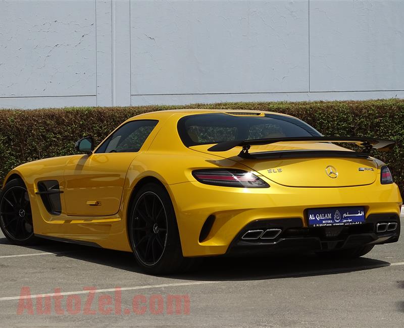 MERCEDES-BENZ SLS BLACK SERIES- 2014- YELLOW- GCC SPECS