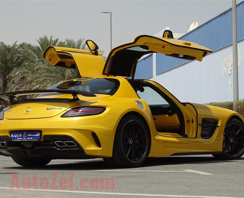 MERCEDES-BENZ SLS BLACK SERIES- 2014- YELLOW- GCC SPECS