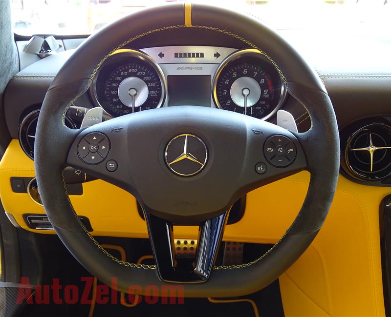 MERCEDES-BENZ SLS BLACK SERIES- 2014- YELLOW- GCC SPECS