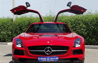 NEW MERCEDES-BENZ SLS BLACK SERIES- 2014- RED- GCC SPECS