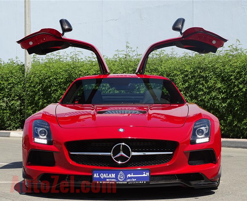 NEW MERCEDES-BENZ SLS BLACK SERIES- 2014- RED- GCC SPECS