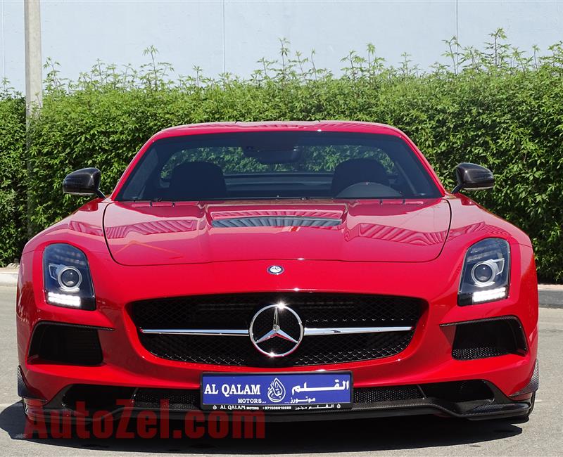 NEW MERCEDES-BENZ SLS BLACK SERIES- 2014- RED- GCC SPECS