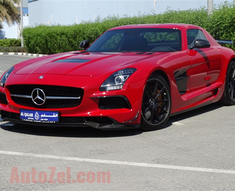 NEW MERCEDES-BENZ SLS BLACK SERIES- 2014- RED- GCC SPECS