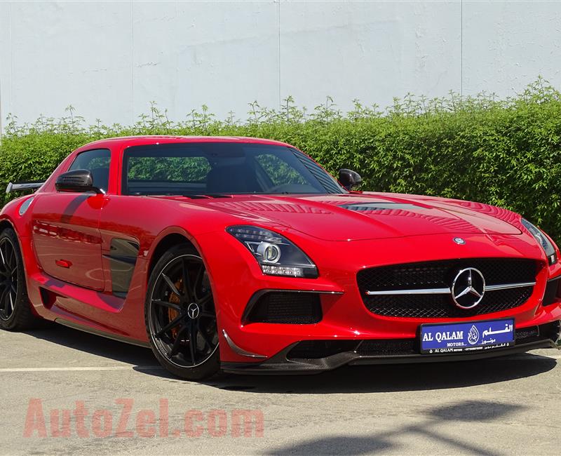 NEW MERCEDES-BENZ SLS BLACK SERIES- 2014- RED- GCC SPECS