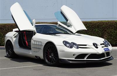 MERCEDES-BENZ SLR 722S- 2009- WHITE- 1 500 KM ONLY- GCC