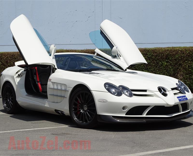 MERCEDES-BENZ SLR 722S- 2009- WHITE- 1 500 KM ONLY- GCC