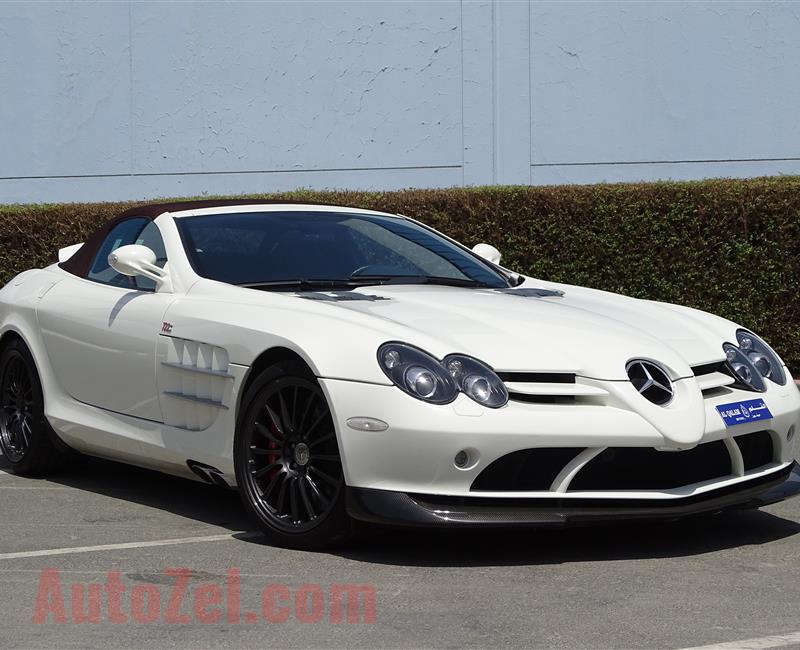 MERCEDES-BENZ SLR 722S- 2009- WHITE- 1 500 KM ONLY- GCC