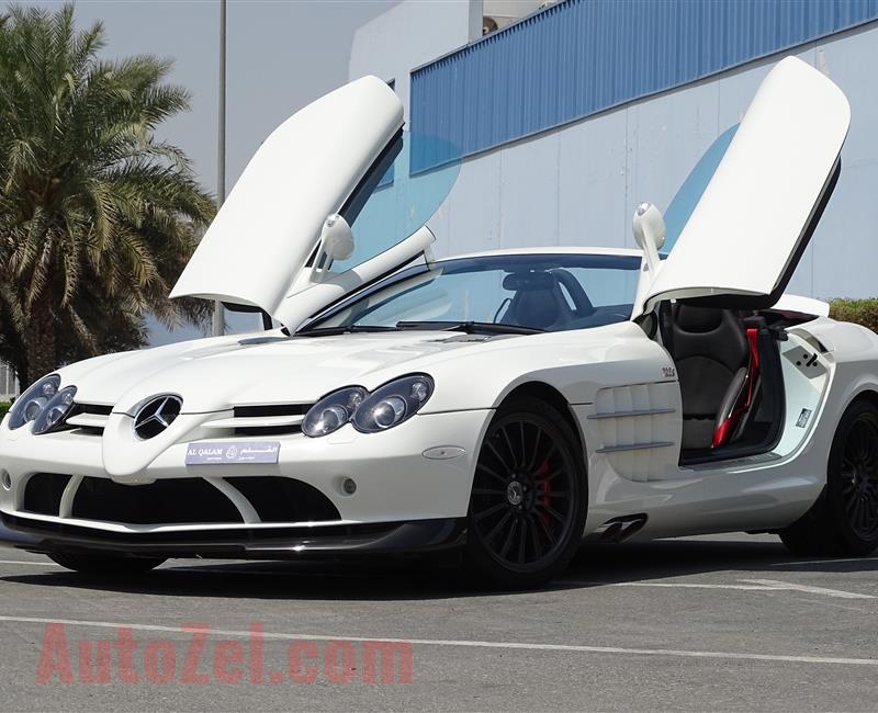 MERCEDES-BENZ SLR 722S- 2009- WHITE- 1 500 KM ONLY- GCC