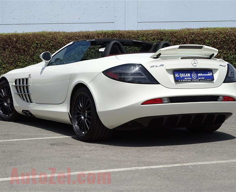 MERCEDES-BENZ SLR 722S- 2009- WHITE- 1 500 KM ONLY- GCC