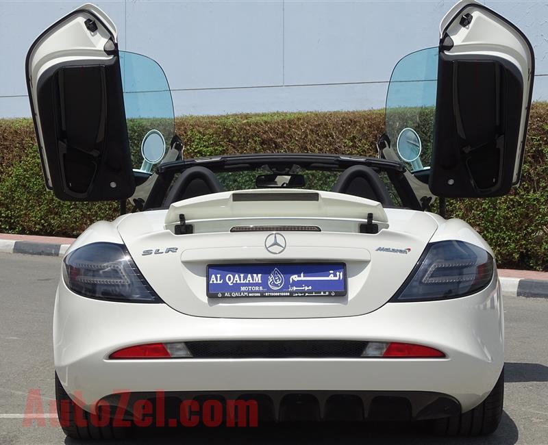 MERCEDES-BENZ SLR 722S- 2009- WHITE- 1 500 KM ONLY- GCC