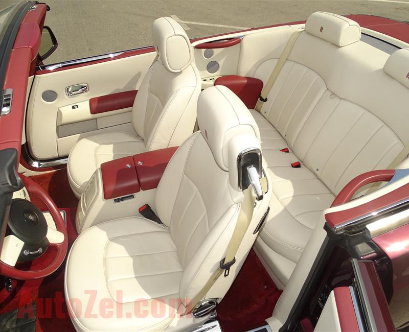 ROLLS ROYCE PHANTOM- DROPHEAD- 2014- MAROON- 25 000 KM ONLY- EUROPEAN SPECS