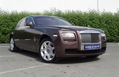 ROLLS ROYCE GHOST- 2012- BROWN- 68 000 KM- GCC SPECS