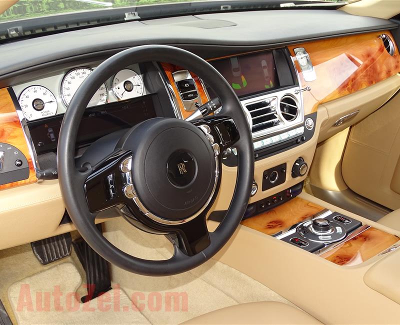 ROLLS ROYCE GHOST- 2012- BROWN- 68 000 KM- GCC SPECS