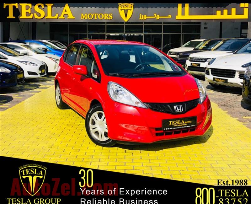 HONDA JAZZ / GCC / 2014 / WARRANTY / SUPER CLEAN / ECONOMIC CAR, STOP RENTING / ONLY 386 DHS MONTHLY