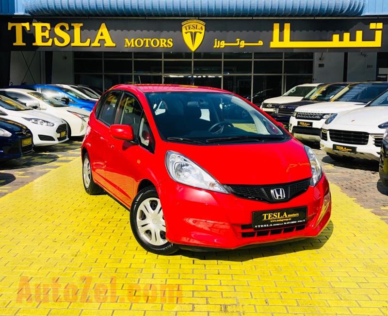 HONDA JAZZ / GCC / 2014 / WARRANTY / SUPER CLEAN / ECONOMIC CAR, STOP RENTING / ONLY 386 DHS MONTHLY