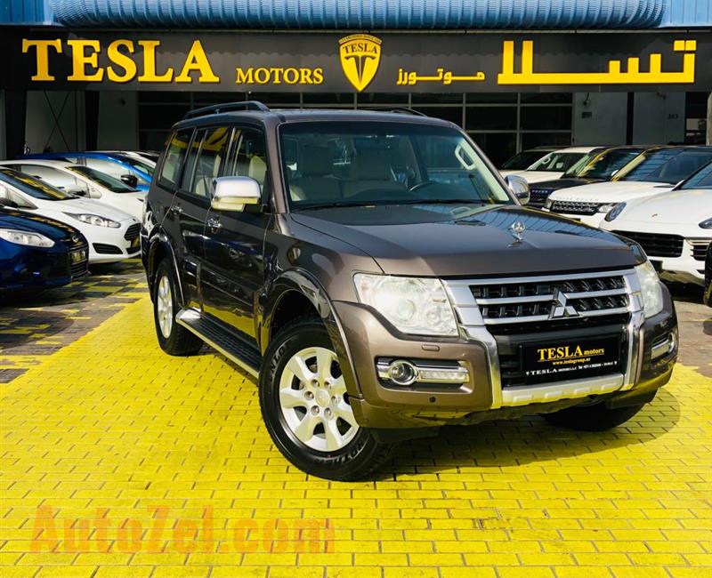 PAJERO / 3.5 V6 / Platinium GLS / 2015 / GCC / WARRANTY / FULL OPTION / WOW! ONLY 867 DHS MONTHLY!