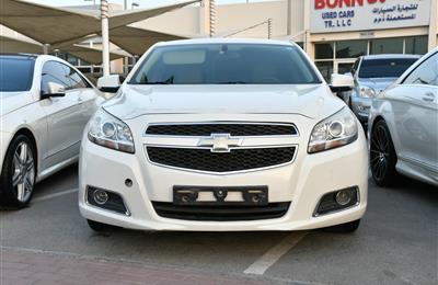 CHEVROLET MALIBU, V4- 2013- WHITE- 120 000 KM- GCC