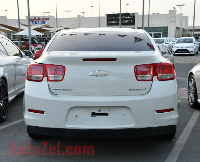 CHEVROLET MALIBU, V4- 2013- WHITE- 120 000 KM- GCC