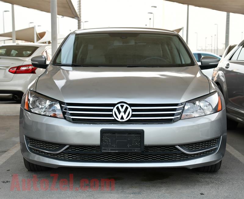 VOLKSWAGEN PASSAT, V4- 2014- GREY- 142 000 KM- GCC