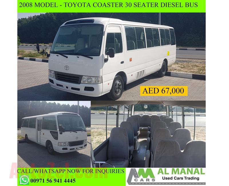 TOYOTA COASTER (2008) 30 SEATER DIESEL BUS