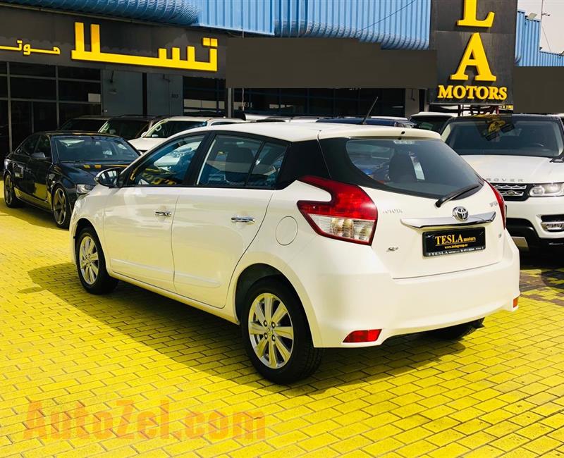 TOYOTA YARIS / SE+ / HATCHBACK / GCC / 2016 / FULL OPTION / WARRANTY / FSH! / ONLY 543 DHS MONTHLY!!