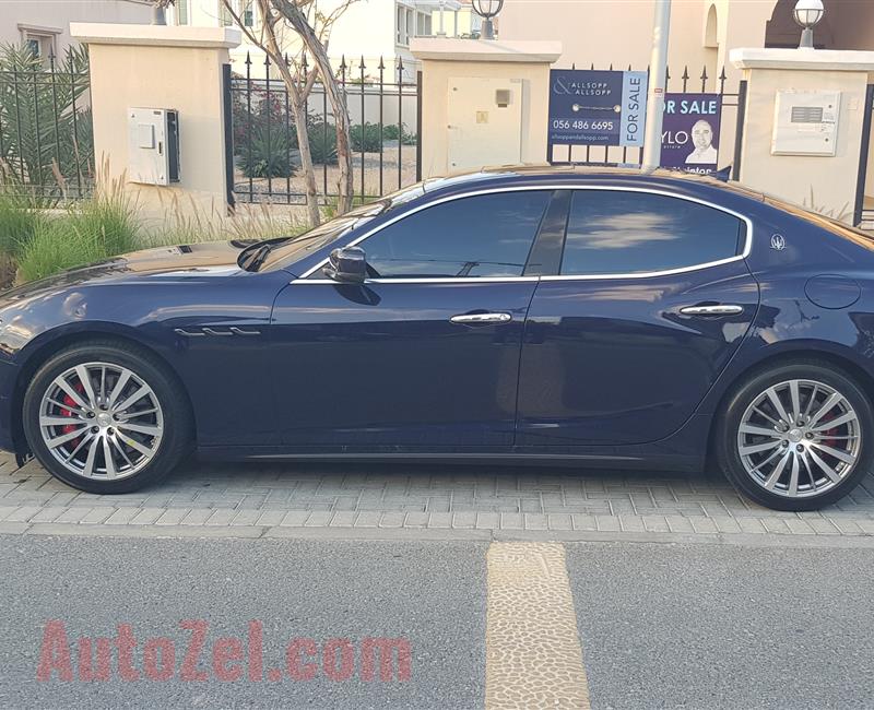 Maserati Ghibli S Premium, 2014, 410 HP, valid warranty Full service history with agency