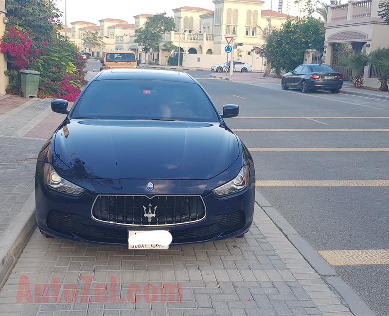 Maserati Ghibli S Premium, 2014, 410 HP, valid warranty Full service history with agency