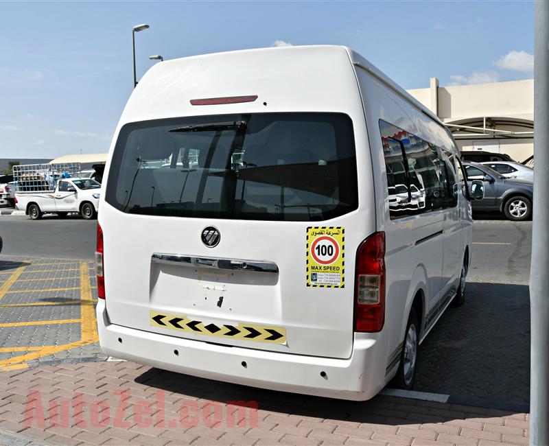 foton model 2016 - white - 127,000 km  