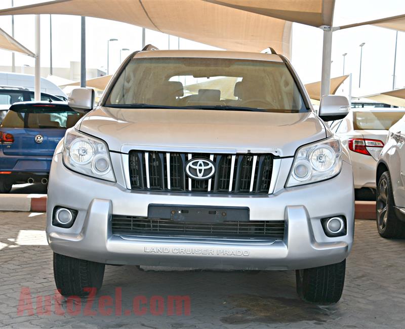 TOYOTA LAND CRUISER  PRADO TXL  model 2012 - silver - 176,000 km - v6 - gcc 