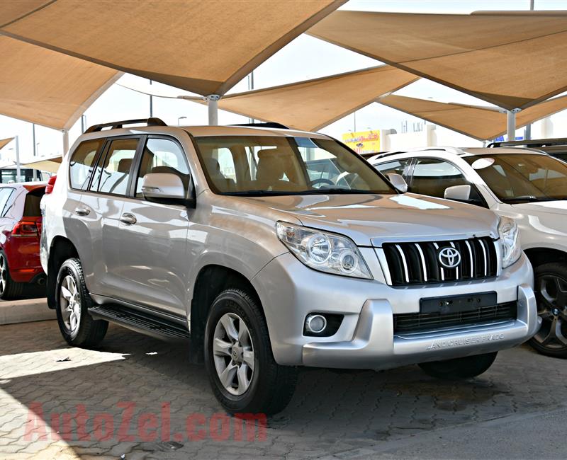 TOYOTA LAND CRUISER  PRADO TXL  model 2012 - silver - 176,000 km - v6 - gcc 