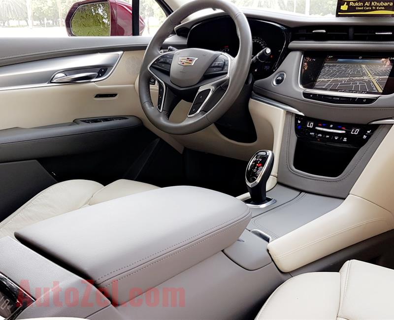 LOW MILEAGE 24000KM.CADILLAC XT5.GCC UNDER WARRANTY..ALMOST BRAND NEW CAR