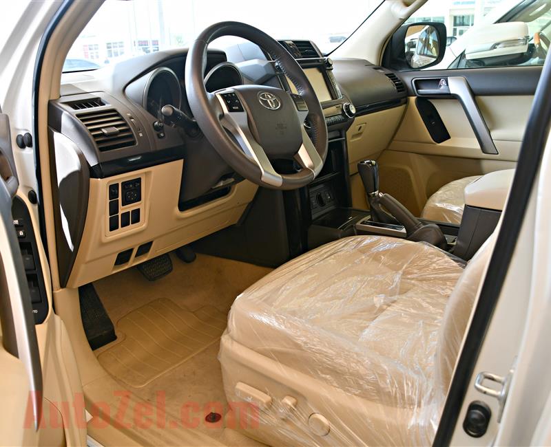 Toyota Land Cruiser Prado- 2015 - white - 85,000 km - v6 - gcc 
