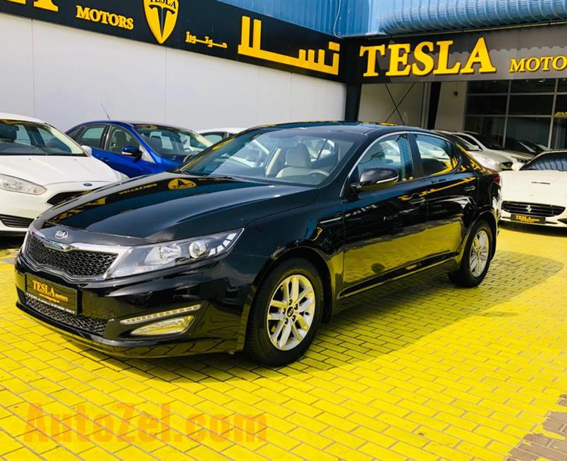 KIA OPTIMA / GCC / 2.4L V4 / 2013 / WARRANTY / SUPER CLEAN / STOP RENTING / ONLY 409 DHS MONTHLY!!!!