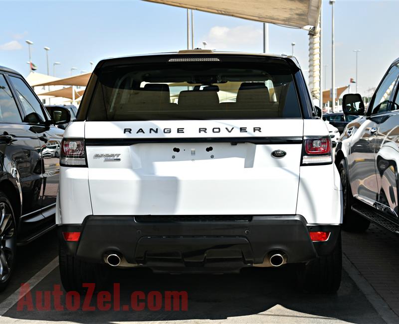 RANGE ROVER SPORT HSE- 2014- WHITE- 105 000 KM- GCC SPECS