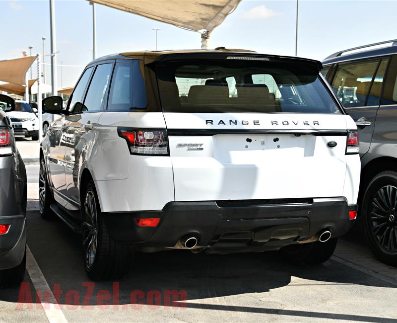 RANGE ROVER SPORT HSE- 2014- WHITE- 105 000 KM- GCC SPECS