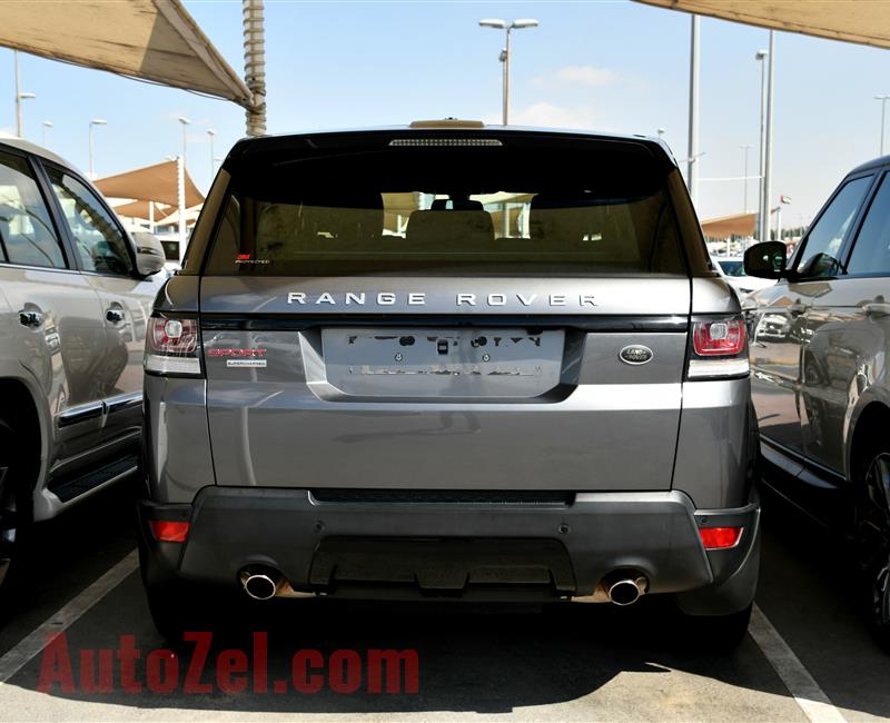 RANGE ROVER SUPERCHARGED- 2015- GRAY- 78 000 KM- GCC SPECS