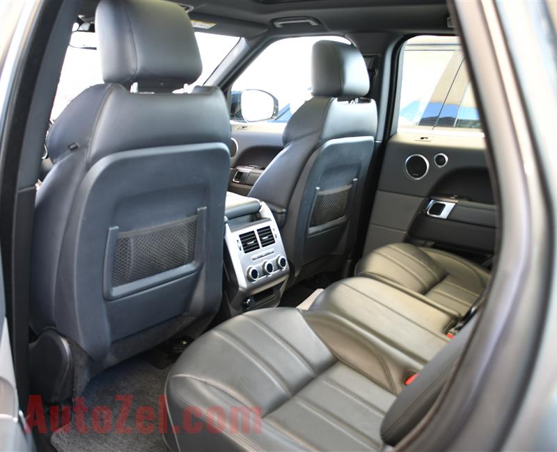 RANGE ROVER SUPERCHARGED- 2015- GRAY- 78 000 KM- GCC SPECS